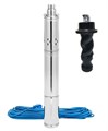 Насос погружной скважинный Belamos 3SP110 2 м3/час, 33,4 л/мин, Н-110 м, d-75 мм, каб. 20 м. Насос для скважин 60-80 метров винтовой БЕЛАМОС 14302 - фото 5256